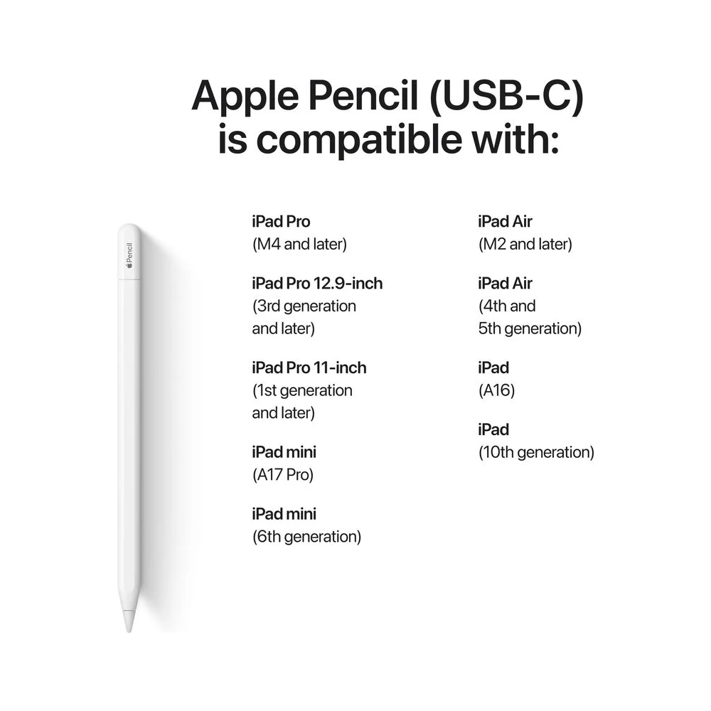 Apple Pencil (USB-C).