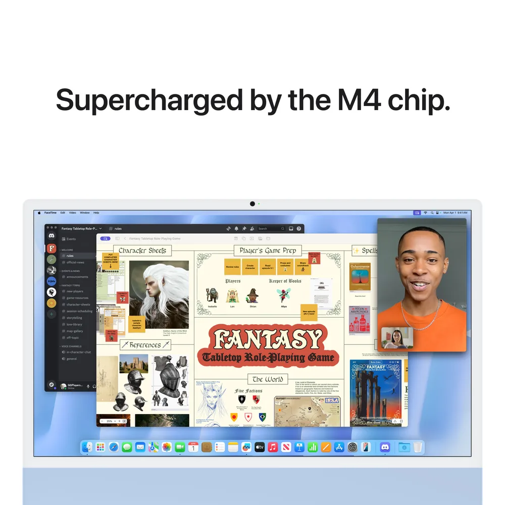 Apple M4 chip detail.