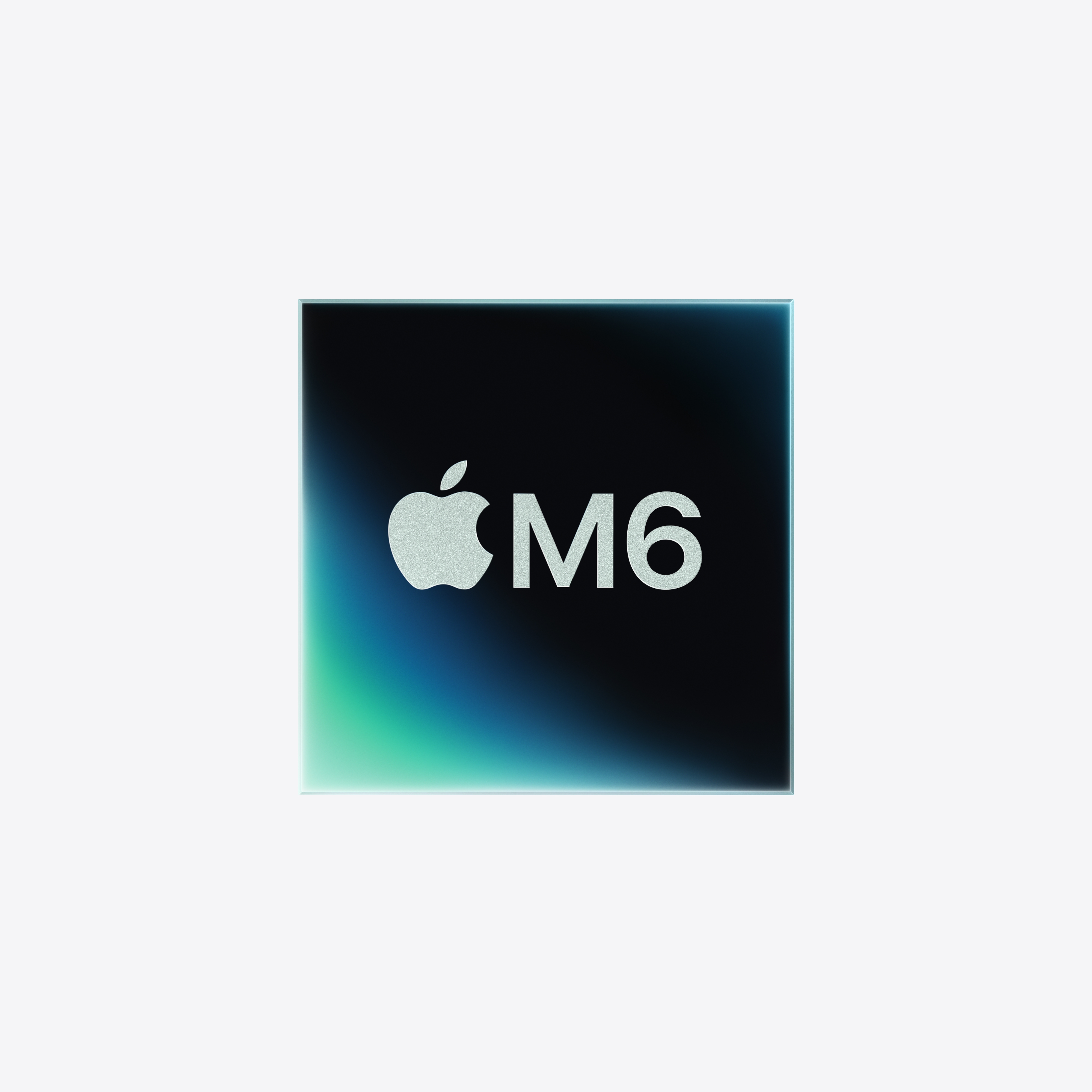 Mac mini M6 desk setup, top-down view.