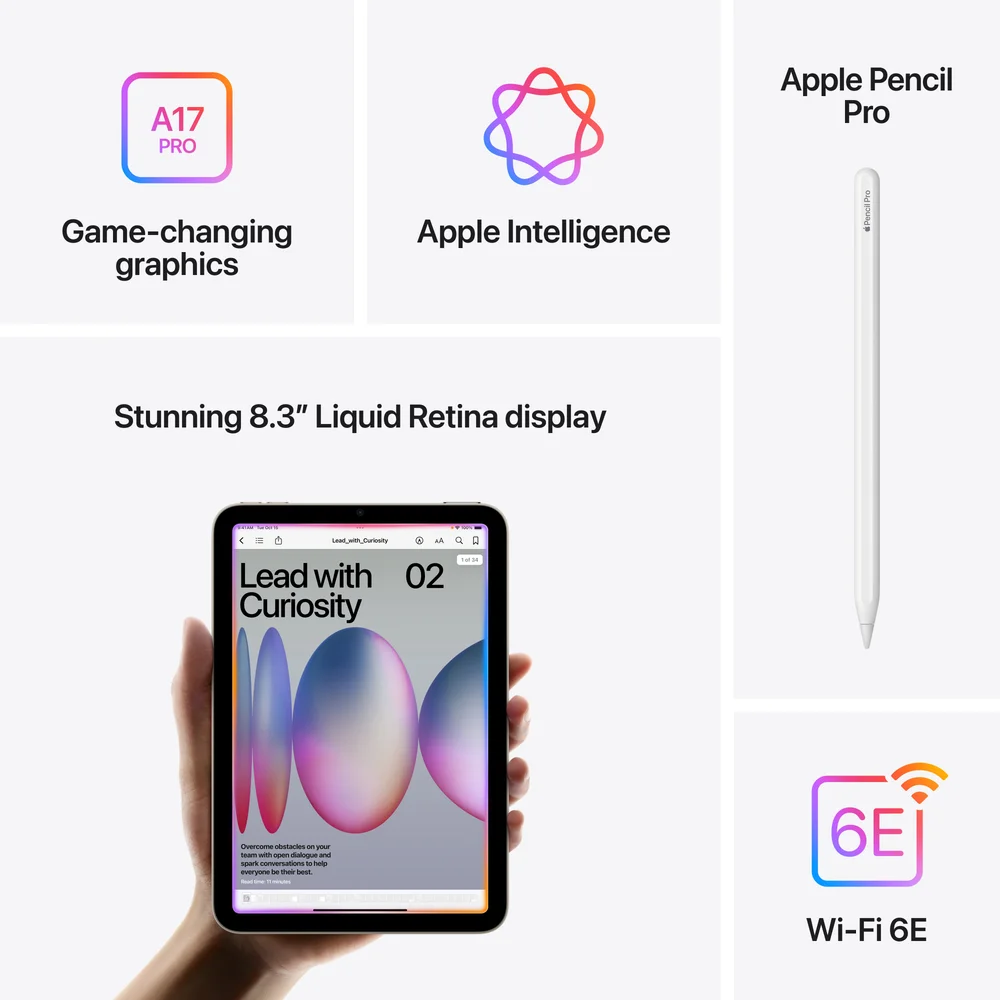iPad mini in four colors.