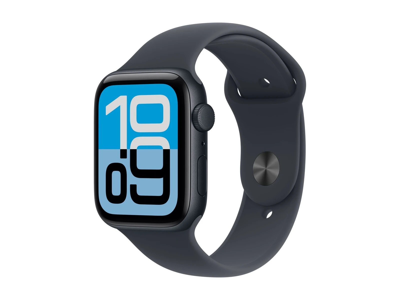 Apple Watch SE 3 in Midnight.