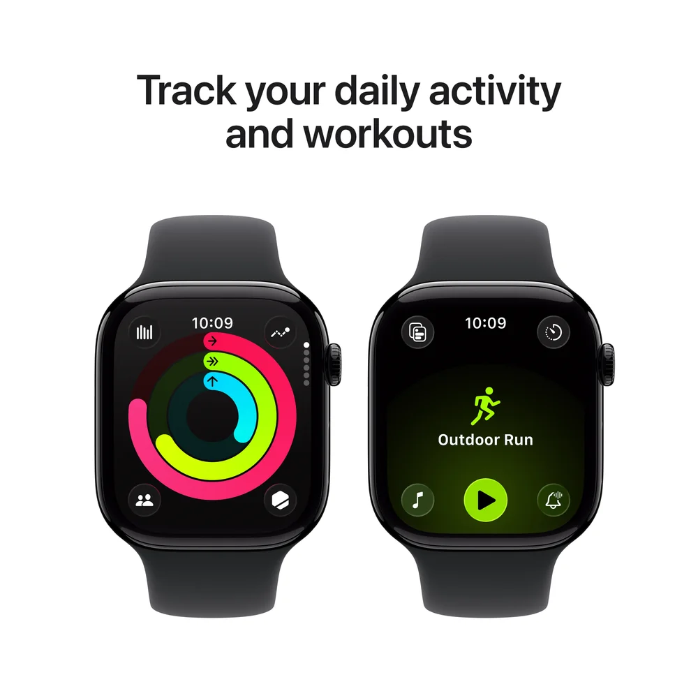 Apple Watch showing the always-on Retina display.