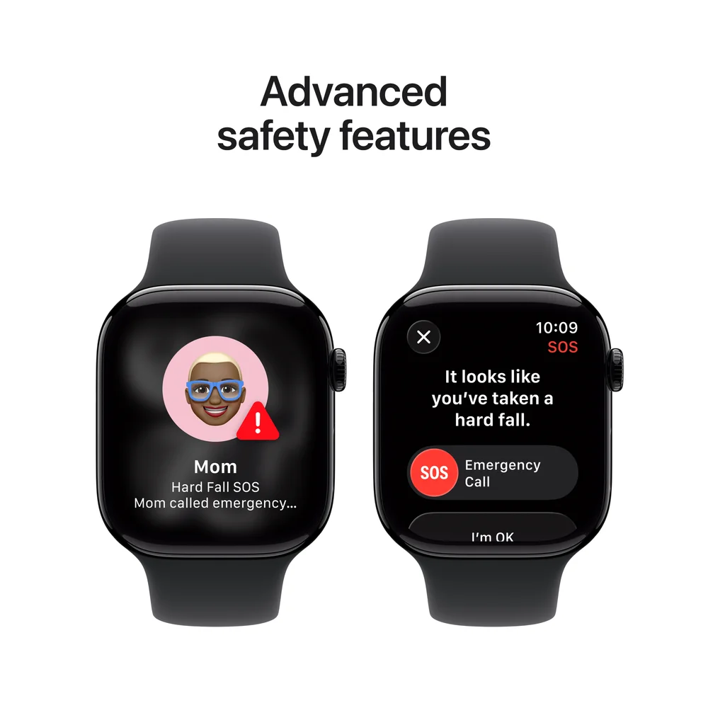 Apple Watch Series 11 case detail.