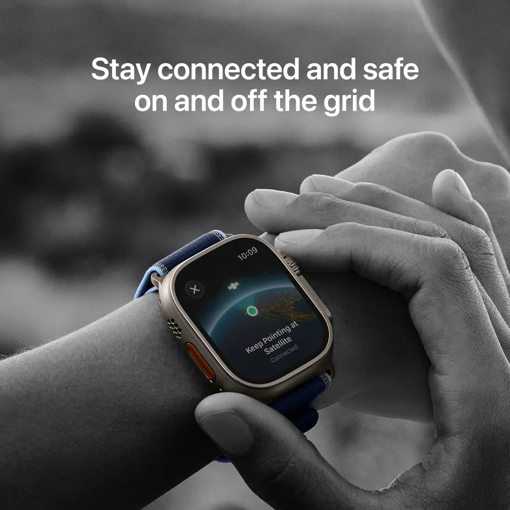 Apple Watch Ultra 3 detail.
