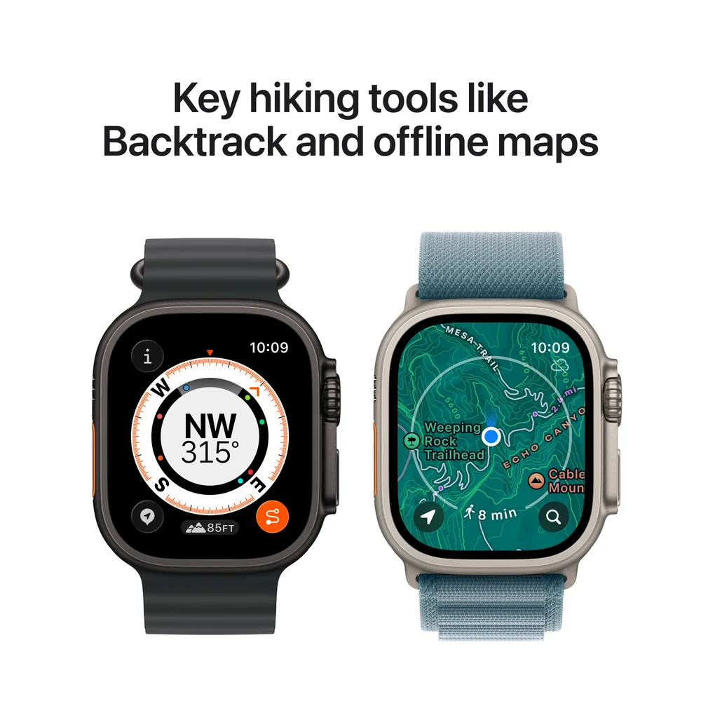 Apple Watch Ultra 3 case detail.